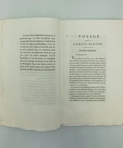 Voyage dans la Dalmatie maritime en MDCCCIV. par Jacques de Concina chevalier de l'Empire d'Autriche, de l'ordre militaire de Jerusalem et de l'ordre royal du Christ