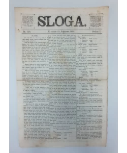 Časopis Sloga br. 110/1870.