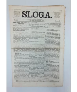 Časopis Sloga br. 26/1870.