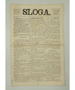 Časopis Sloga br. 36/1870.
