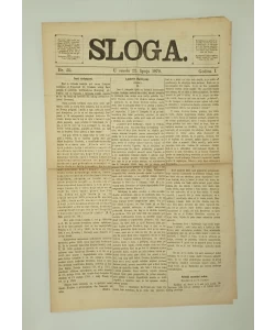 Časopis Sloga br. 52/1870.
