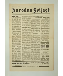 Časopis Narodna svijest br. 51/1937.