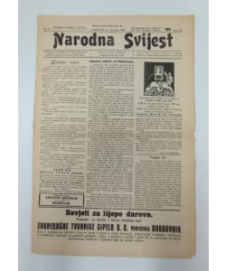 Časopis Narodna svijest br. 51/1930.