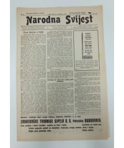 Časopis Narodna svijest br. 38/1930.