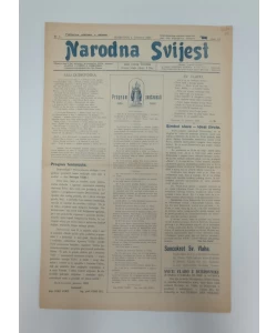 Časopis Narodna svijest br. 5/1929.