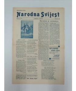 Časopis Narodna svijest br. 5/1939.