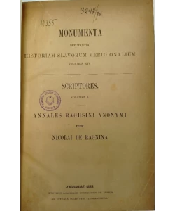 Annales Ragusini anonymi item Nicolai de Ragnina