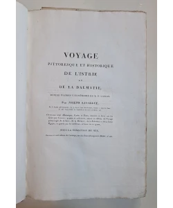 Voyage pittoresque et historique de l'Istrie et de la Dalmatie