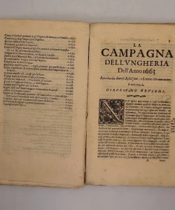Le Campagne dell'Ungheria degli anni 1663. e 1664.