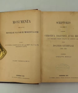 Chronica ragusina Junii Restii (ab origine urbis usque ad annum 1451.) item Joannis Gundulae (1451.−1484.)