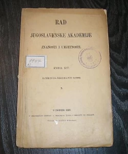 Rad JAZU knjiga 95 matematičko - prirodoslovni razred