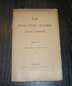 Rad JAZU knjiga 107 matematičko - prirodoslovni razred
