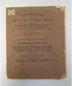 Abbildung und Beschreibung der südwest- und östlichen Wenden, Illyrer und Slaven deren geographische Ausbreitung von dem adriatischen Meere bis an den Ponto, deren Sitten, Gebräuche, Handthie