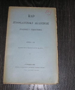 Rad JAZU knjiga 139 matematičko - prirodoslovni razred