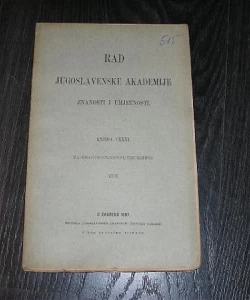 Rad JAZU knjiga 131 matematičko - prirodoslovni razred