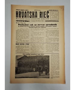 Hrvatska riječ br. 20/1944.