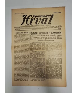 Časopis Koprivnički Hrvat br. 3/1943.