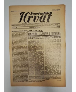 Časopis Koprivnički Hrvat br. 4/1943.