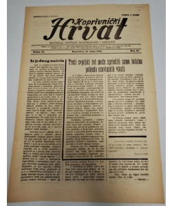 Časopis Koprivnički Hrvat br. 24/1943.