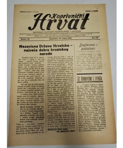 Časopis Koprivnički Hrvat br. 29/1943.