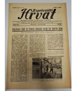 Časopis Koprivnički Hrvat br. 31/1943.