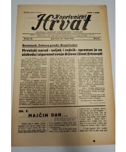 Časopis Koprivnički Hrvat br. 21/1943.