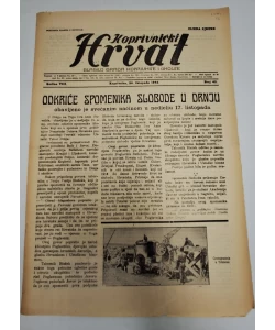 Časopis Koprivnički Hrvat br. 42/1942.