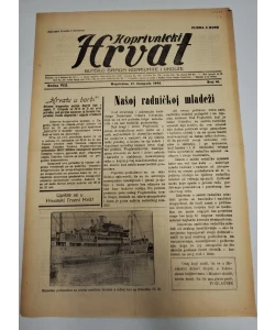 Časopis Koprivnički Hrvat br. 41/1942.