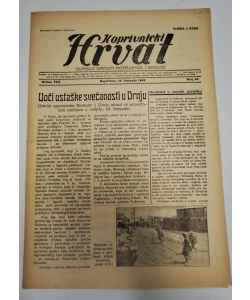 Časopis Koprivnički Hrvat br. 40/1942.