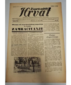 Časopis Koprivnički Hrvat br. 37/1942.