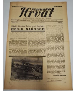 Časopis Koprivnički Hrvat br. 29/1942.