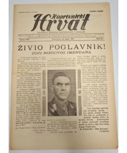 Časopis Koprivnički Hrvat br. 23/1942.