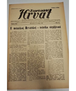 Časopis Koprivnički Hrvat br. 19/1942.