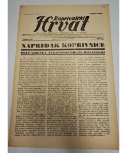 Časopis Koprivnički Hrvat br. 16/1942.