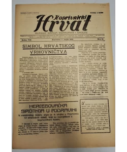 Časopis Koprivnički Hrvat br. 10/1942.