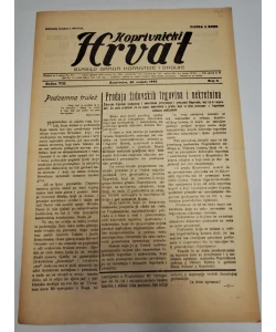 Časopis Koprivnički Hrvat br. 9/1942.