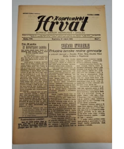 Časopis Koprivnički Hrvat br. 7/1942.