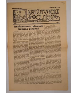 Časopis Križevački glas br. 11/1943.