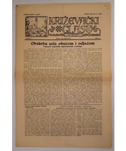 Časopis Križevački glas br. 7/1943.