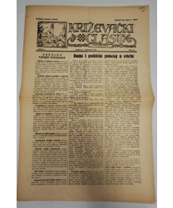 Časopis Križevački glas br. 13/1943.
