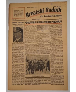 Časopis Hrvatski radnik br. 15/1944.