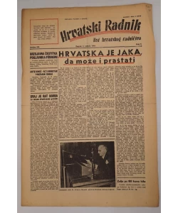 Časopis Hrvatski radnik br. 4/1944.