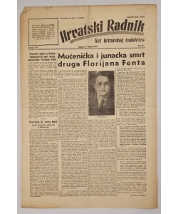Časopis Hrvatski radnik br. 21/1944.