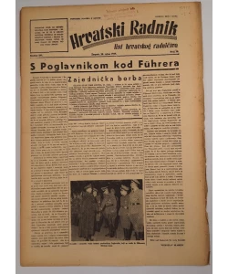 Časopis Hrvatski radnik br. 38/1944.