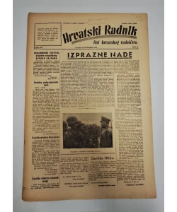 Časopis Hrvatski radnik br. 45/1944.