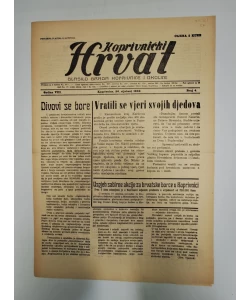 Časopis Koprivnički Hrvat br. 4/1942.