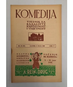 Časopis Komedija 20/1938