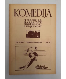 Časopis Komedija 33/1938