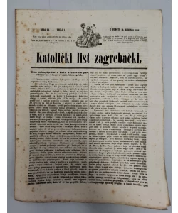 Katolički list zagrebački br. 28/1849.