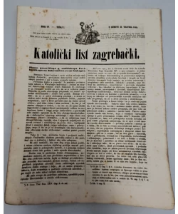 Katolički list zagrebački br. 16/1849.